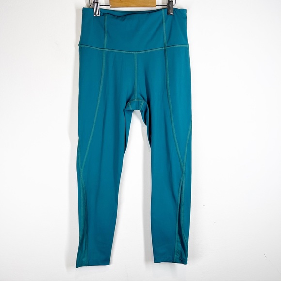 Athleta Teal Lightning 7/8 Tights Leggings - Picture 1 of 8